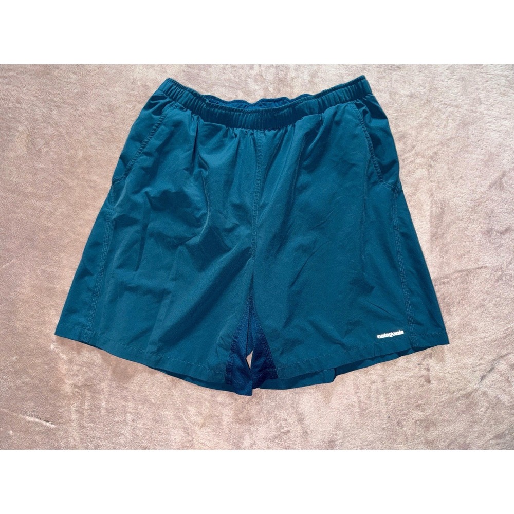 Patagonia Mens Blue Running Training Athletic Shorts Lightweight‎ Size L